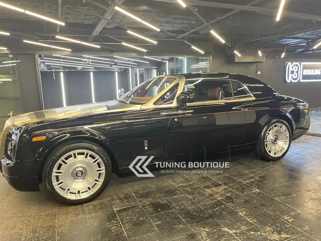 Rolls Royce Phantom на 22" кованых дисках нашего производства фото 1